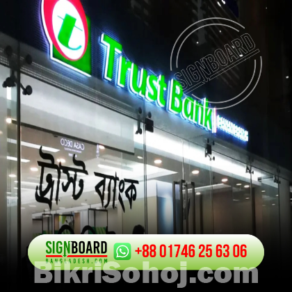 3D Channel Letters Illuminated Sign Logo Manufacturer